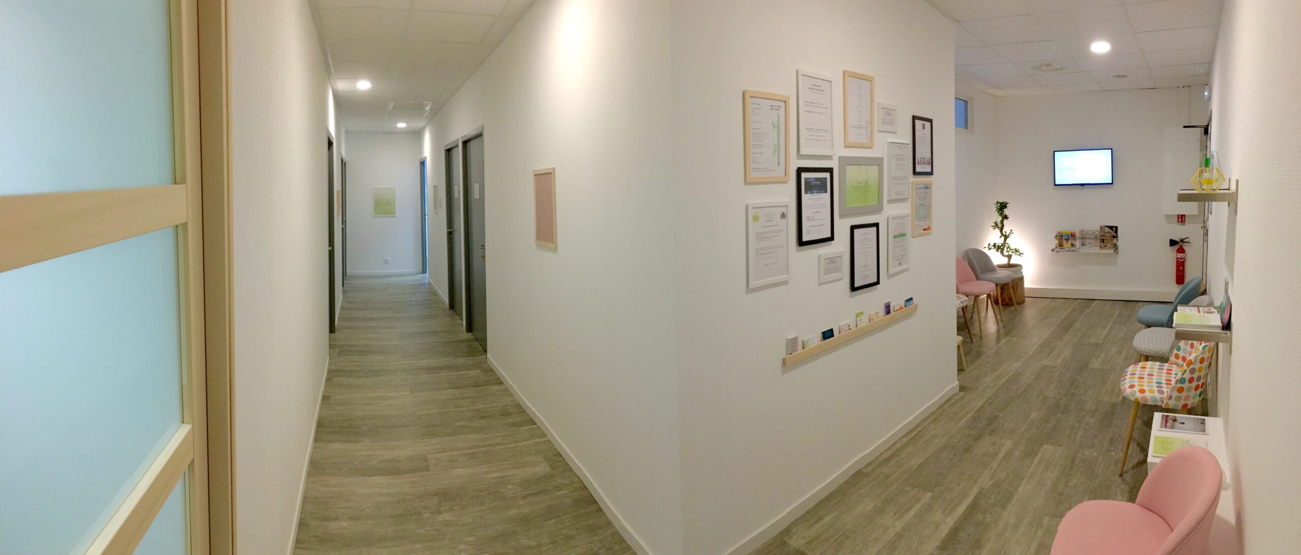 Salle d'attente centre bien-être santé