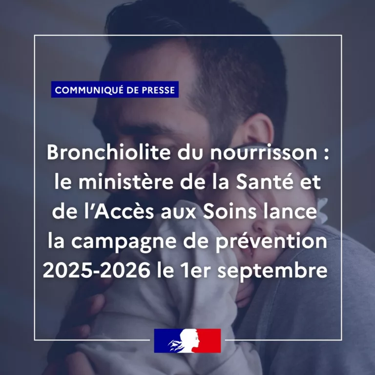 #Communiqué 🗞️| #Bronchiolite du nourrisson : le ministère de la Santé et de l’Accès aux Soins lance la campagne de pré… 