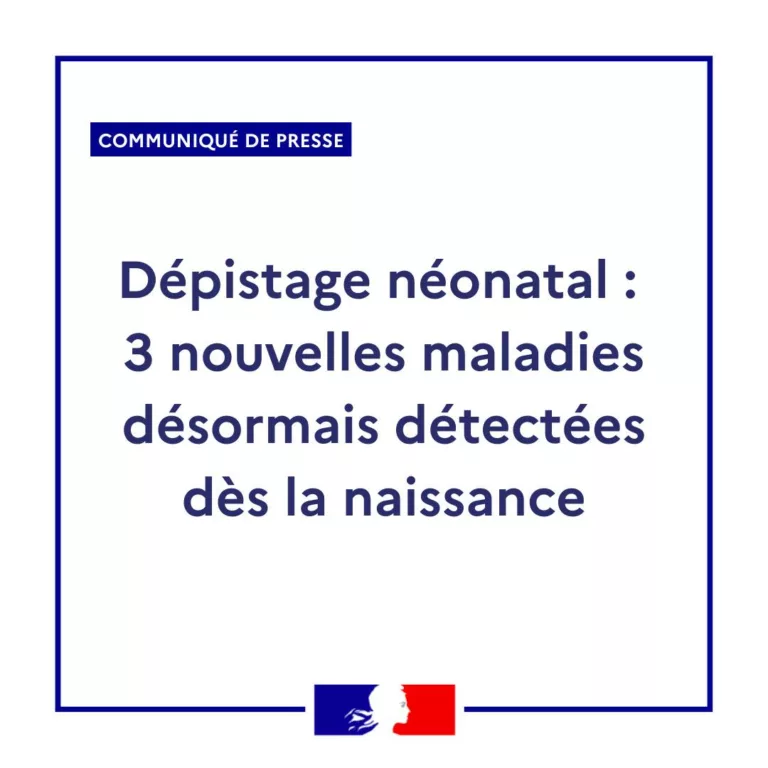 #Communiqué 🗞 | Dépistage néonatal : 3 nouvelles maladies désormais détectées dès la naissance. 👉 Pour lire le communi… 