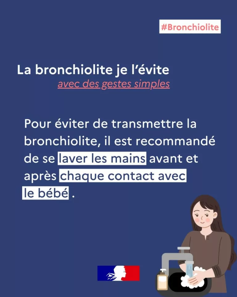 #Bronchiolite | Quelques gestes simples peuvent prévenir la bronchiolite  ✅ 🧼 Pour rappel, il est recommandé de se lave… 