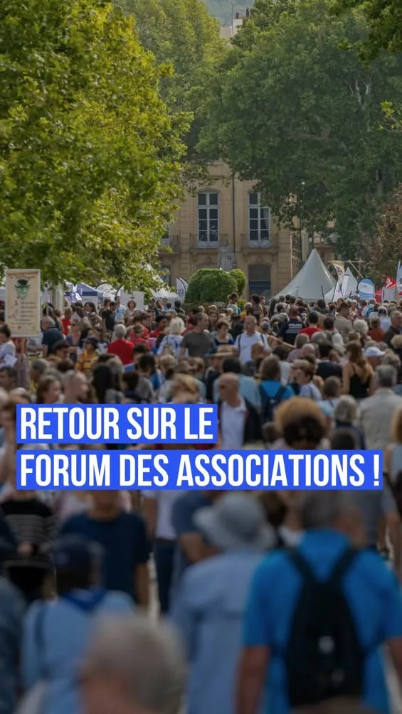 🤝 𝗙𝗼𝗿𝘂𝗺 𝗱𝗲𝘀 𝗔𝘀𝘀𝗼𝗰𝗶𝗮𝘁𝗶𝗼𝗻𝘀 𝟮𝟬𝟮𝟱 C’est le grand rendez-vous du bénévolat et de la vie associative… 