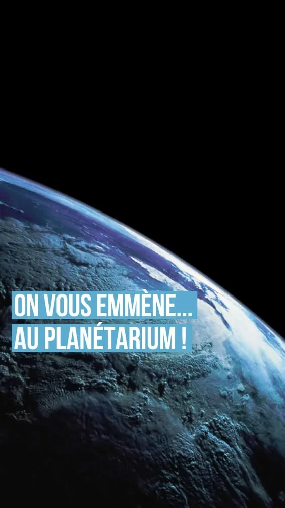 𝗢𝗻 𝘃𝗼𝘂𝘀 𝗲𝗺𝗺𝗲̀𝗻𝗲 𝗮𝘂 𝗽𝗹𝗮𝗻𝗲́𝘁𝗮𝗿𝗶𝘂𝗺 !  Un dôme immersif, des images spectaculaires et des séances p… 