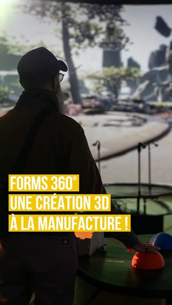 🎨 𝗙𝗼𝗿𝗺𝘀 𝟯𝟲𝟬° 𝗮̀ 𝗹𝗮 𝗠𝗮𝗻𝘂𝗳𝗮𝗰𝘁𝘂𝗿𝗲 ! Né de workshops entre artistes et étudiants, Forms mêle héritage… 