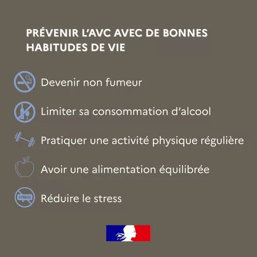 #PréventionSanté | 📅 Aujourd’hui, c’est la journée mondiale de l’#AVC 🧠 L’accident vasculaire cérébral est la 1ère cau… 
