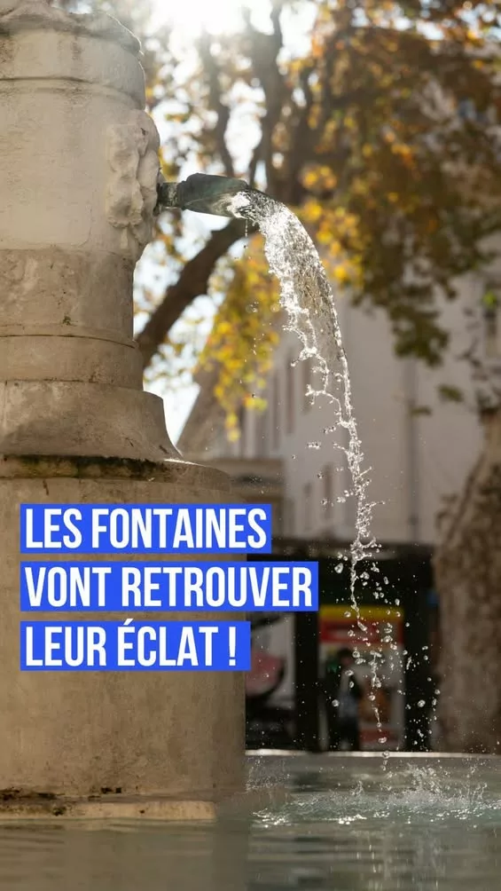 💧 𝗟𝗲𝘀 𝗳𝗼𝗻𝘁𝗮𝗶𝗻𝗲𝘀 𝗱’𝗔𝗶𝘅 𝗿𝗲𝘁𝗿𝗼𝘂𝘃𝗲𝗻𝘁 𝗹𝗲𝘂𝗿 𝗲́𝗰𝗹𝗮𝘁 Après plusieurs mois d’arrêt lié à la s… 