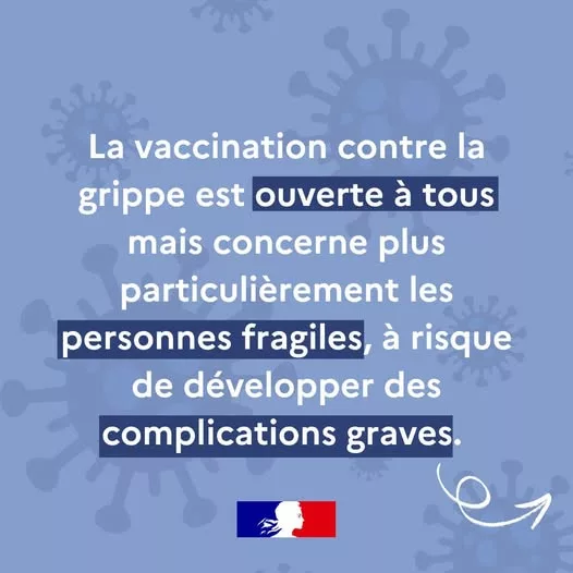 #VaccinerProtéger | 📣 La campagne de vaccination contre la #grippe a débuté le mois dernier. Il est également possible… 