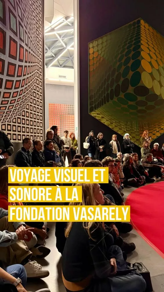 𝗩𝗼𝘆𝗮𝗴𝗲 𝘀𝗼𝗻𝗼𝗿𝗲 𝗲𝘁 𝘃𝗶𝘀𝘂𝗲𝗹 𝗮̀ 𝗹𝗮 𝗙𝗼𝗻𝗱𝗮𝘁𝗶𝗼𝗻 𝗩𝗮𝘀𝗮𝗿𝗲𝗹𝘆✨ La @fondation_vasarely s’est o… 