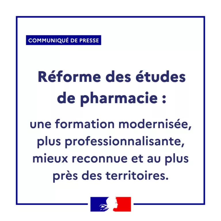 #Communiqué🗞️| Réforme des études de #pharmacie : une formation modernisée, plus professionnalisante, mieux reconnue et… 
