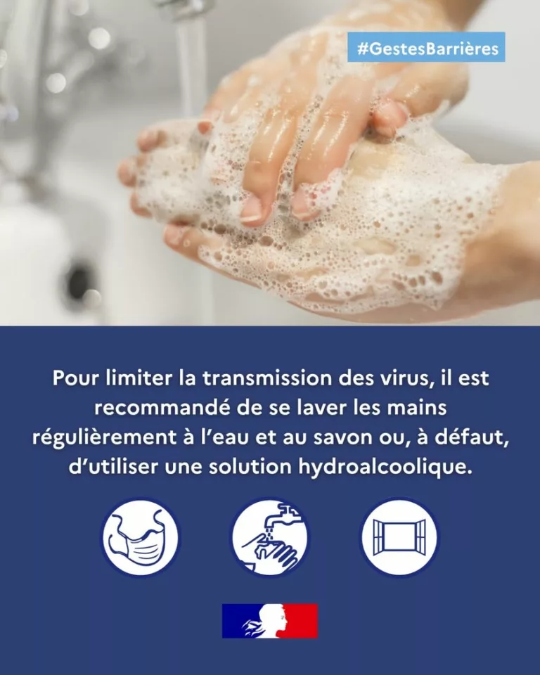 #BonnesRésolutions | Pour bien commencer l&rsquo;année, protégez-vous contre les #virus de l’hiver, en vous lavant les mains r… 