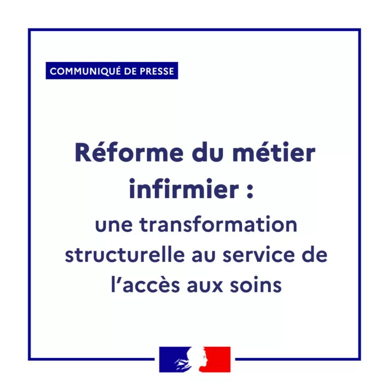 #Communiqué 🗞️| Réforme du métier infirmier : une transformation structurelle au service de l’accès aux soins ✅ Lire le… 