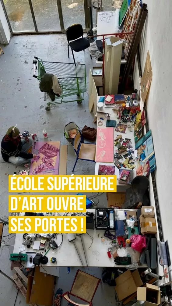 🎨 𝗘́𝘀𝗮𝗔𝗶𝘅, 𝗽𝗼𝗿𝘁𝗲𝘀 𝗼𝘂𝘃𝗲𝗿𝘁𝗲𝘀 Ateliers, créations, échanges et découvertes : l’École Supérieure d’Art… 