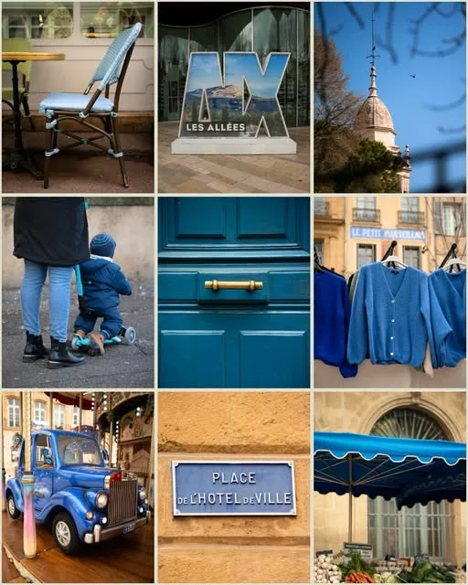 𝗔𝗶𝘅, 𝘂𝗻𝗲 𝘃𝗶𝗹𝗹𝗲 𝗽𝗹𝗲𝗶𝗻𝗲 𝗱𝗲 𝗰𝗼𝘂𝗹𝗲𝘂𝗿𝘀  Rouge, rose, vert, jaune, orange et bleu… À travers les ru… 