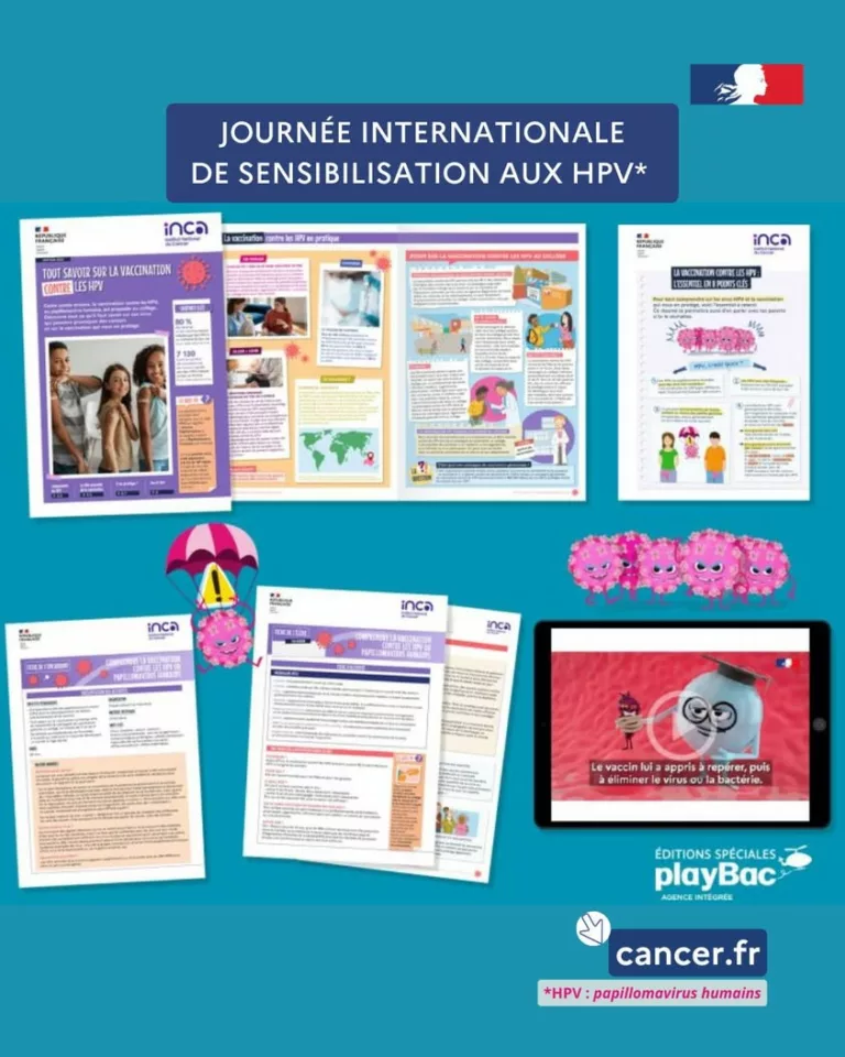 🗓 4 mars – Journée internationale de sensibilisation aux HPV  Aborder la vaccination avec un collégien soulève souvent… 