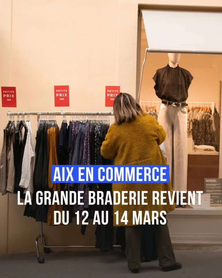 🛍️ 𝗟𝗲𝘀 𝗯𝗼𝗻𝗻𝗲𝘀 𝗮𝗳𝗳𝗮𝗶𝗿𝗲𝘀 𝘀𝗼𝗻𝘁 𝗱𝗲 𝗿𝗲𝘁𝗼𝘂𝗿 𝗱𝗮𝗻𝘀 𝗻𝗼𝘀 𝗿𝘂𝗲𝘀 ! La Grande Braderie d&rsquo;Aix… 