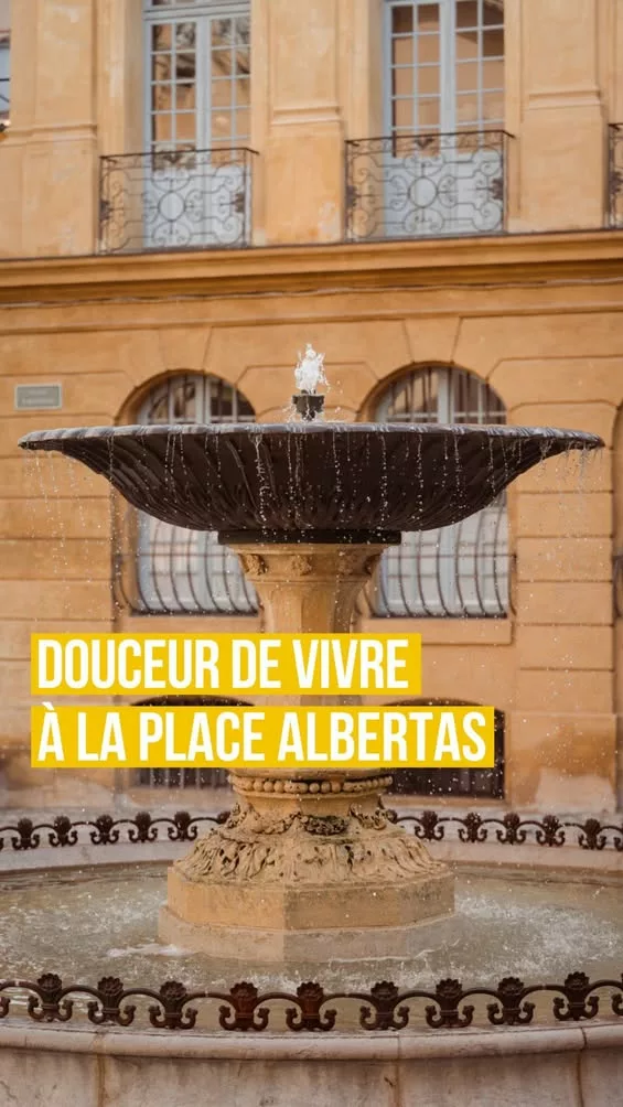 Douceur de vivre à la place d’Albertas 💛 