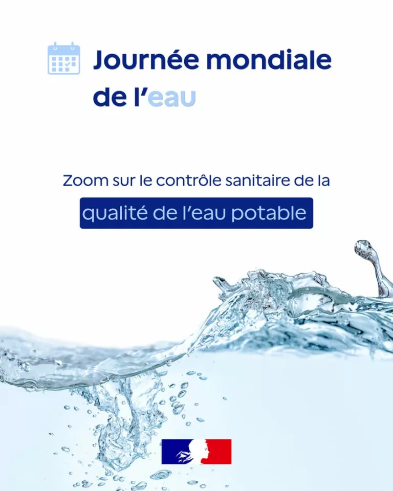 #LeSaviezVous❓| 💧En France, l’#eau du robinet est l’un des aliments les plus contrôlés. Elle fait l’objet d’un suivi sa… 