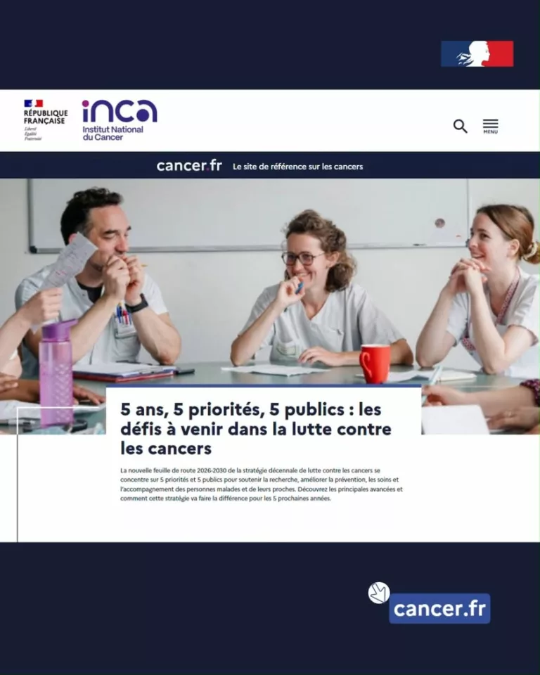 📢cancer.fr, le site de référence sur les cancers, propose une nouvelle page d’accueil en lien avec la nouvelle feuille… 
