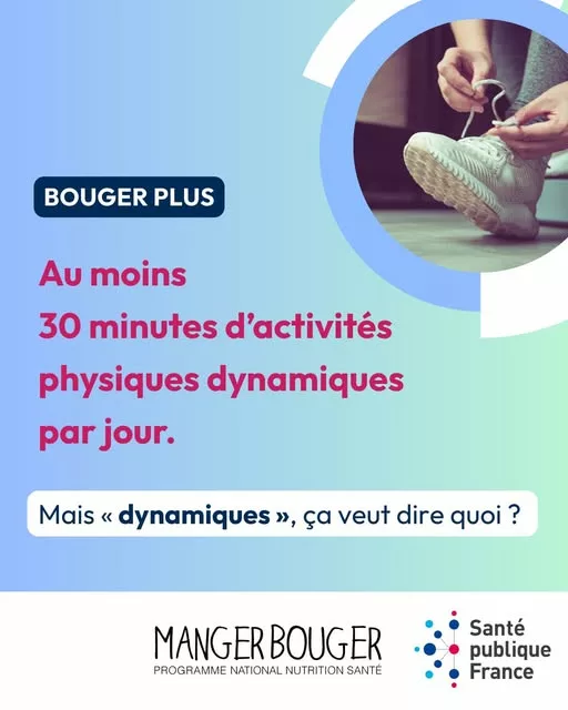#LeSaviez-vous ?  ➡️Il est recommandé de pratiquer 30 minutes par jour d&rsquo;#activitéphysique d&rsquo;intensité modérée à élevée…. 