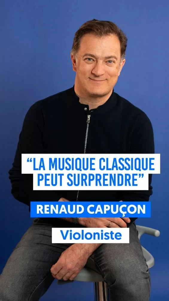 𝗢𝗻 𝗱𝗼𝗻𝗻𝗲 𝗹𝗮 𝗽𝗮𝗿𝗼𝗹𝗲 𝗮̀ 𝗥𝗲𝗻𝗮𝘂𝗱 𝗖𝗮𝗽𝘂𝗰̧𝗼𝗻 ! Violoniste de renommée internationale et directeur… 