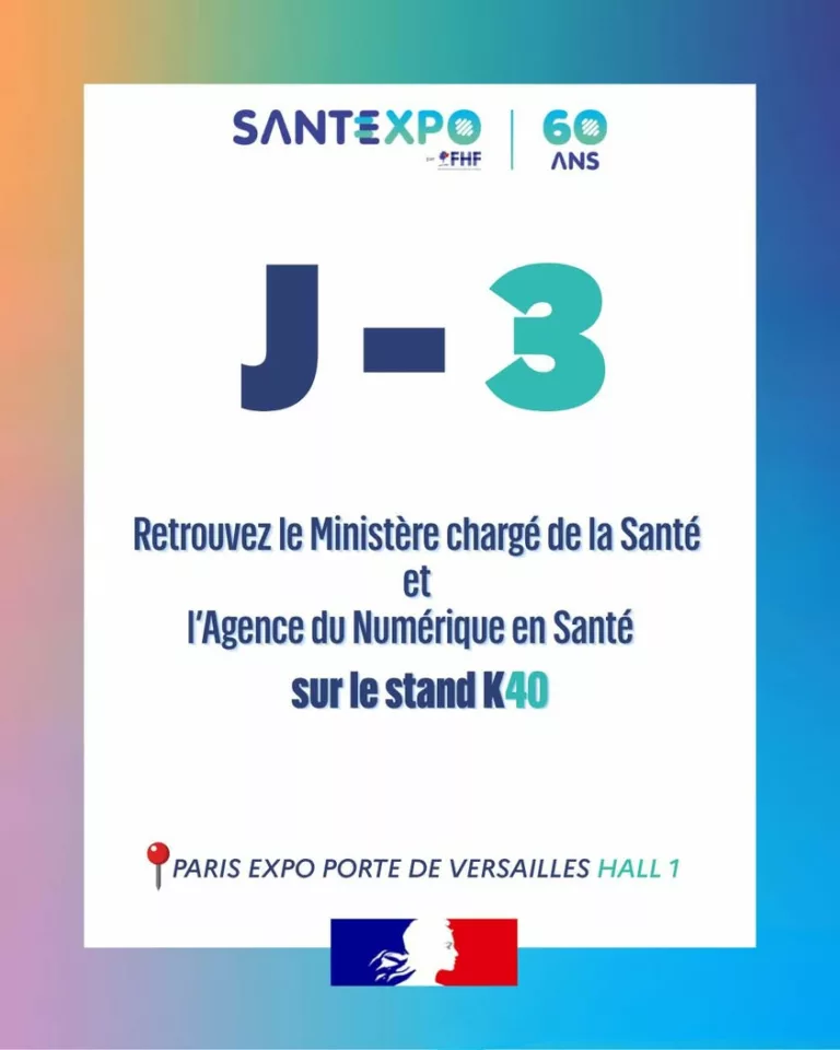 #SANTEXPO 2026 c&rsquo;est dans 3️⃣ jours ! Rendez-vous dès mardi sur le stand K40 pour 3 jours de rencontres, d&rsquo;agoras, de co… 