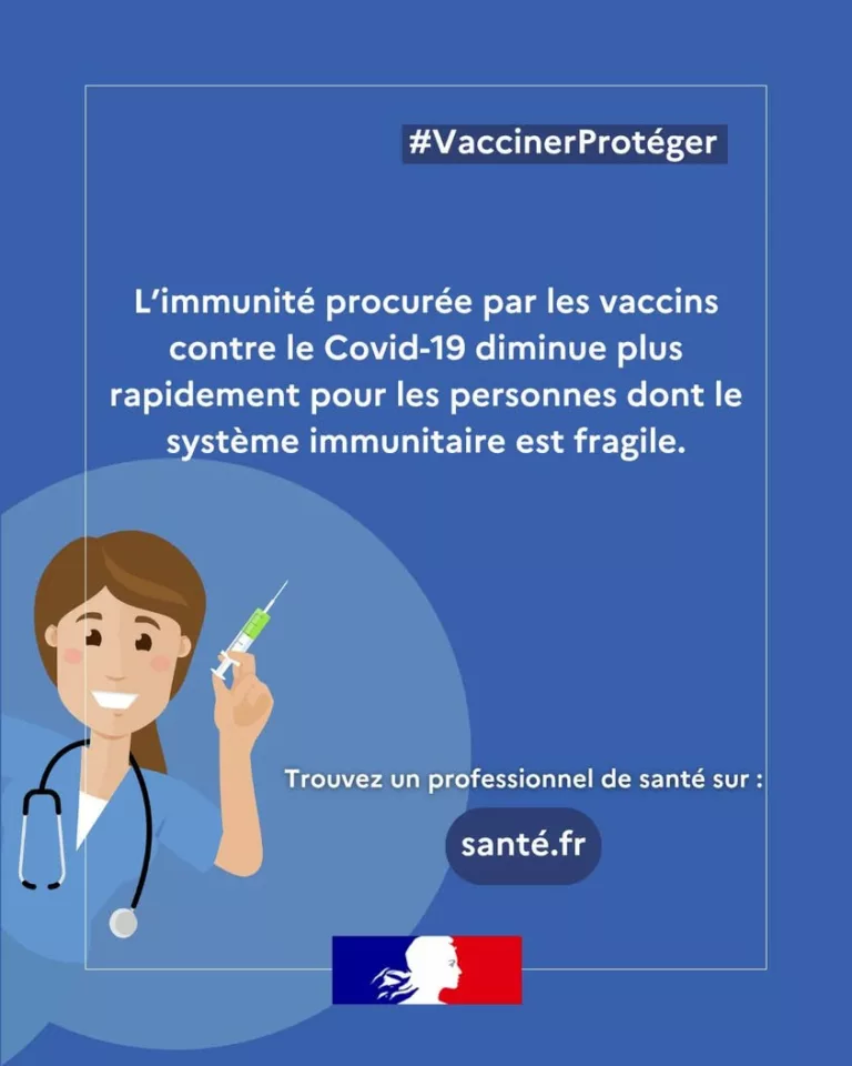 #VaccinerProtéger | Saviez-vous que l&rsquo;immunité conférée par la vaccination contre la COVID-19 diminue progressivement av… 
