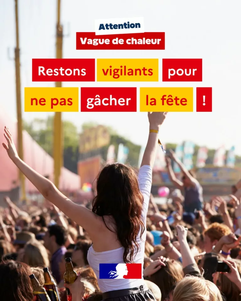 #Canicule | Fêtes de la musique, festivals, coupe du monde … Ce week-end les occasions de célébrer ne manquent pas. ⚠A… 