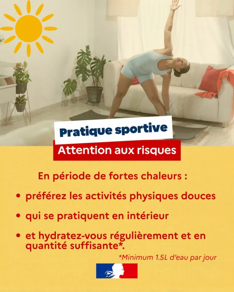 #Canicule | Chaque année de nombreux accidents liés à la pratique sportive intense en période fortes chaleurs sont signa… 