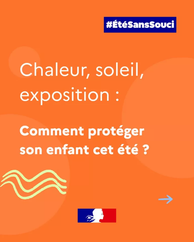 #ÉtéSansSouci ☀ | Comment bien protéger son enfant de la chaleur cet été ? • Avant un an, on évite toute exposition dire… 