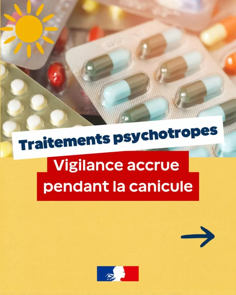 #Canicule | 💊 En période de canicule : les traitements psychotropes nécessitent une vigilance accrue !  Les fortes chal… 