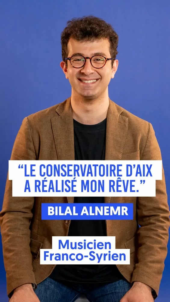 𝗢𝗻 𝗱𝗼𝗻𝗻𝗲 𝗹𝗮 𝗽𝗮𝗿𝗼𝗹𝗲 𝗮̀ 𝗕𝗶𝗹𝗮𝗹 𝗔𝗹𝗻𝗲𝗺𝗿 Le musicien franco-syrien installé à Aix partage son parco… 