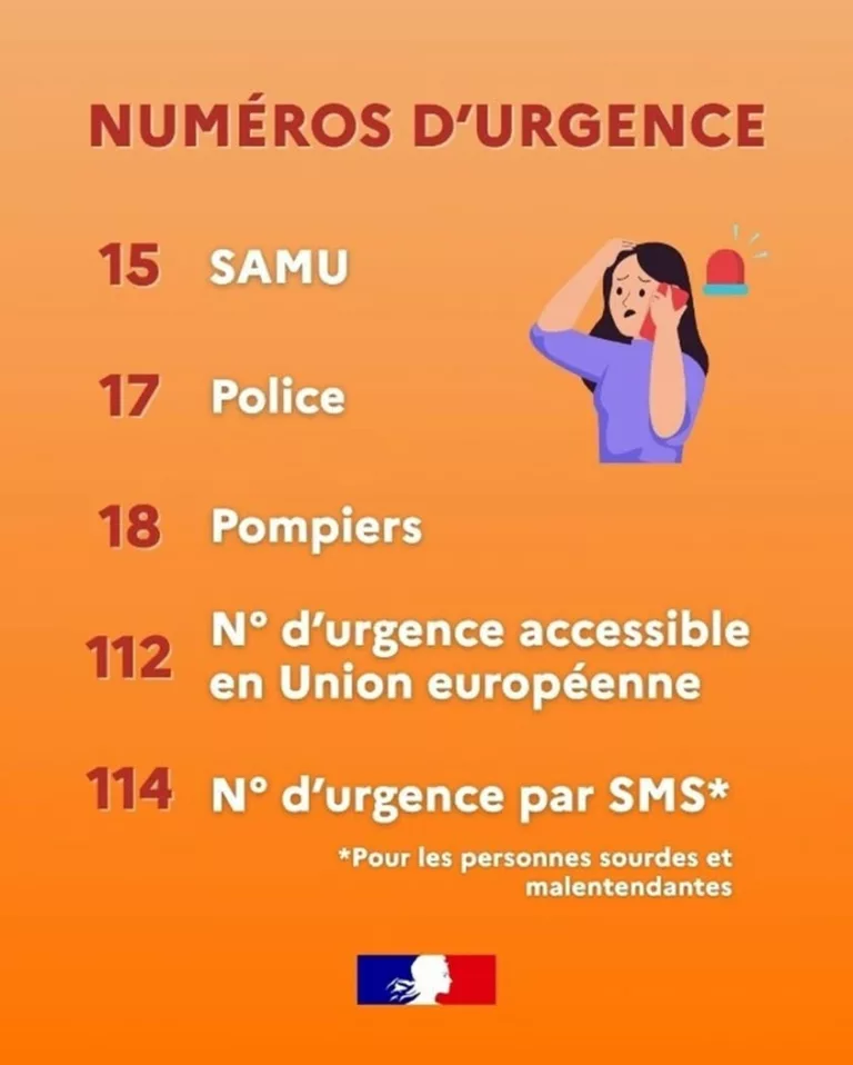 #ÉtéSansSouci ☀️Pour passer un été en toute sérénité, voici les numéros d&rsquo;urgence à connaître ☎ Samu : 15  🚔 Police : 1… 