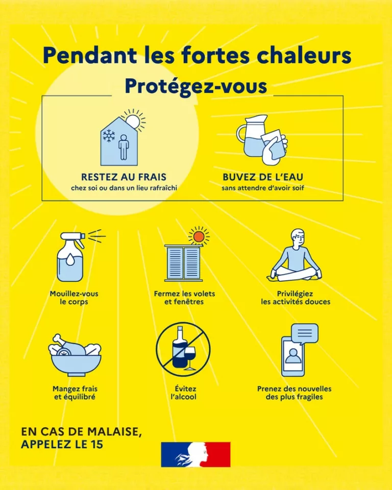 #Canicule | 🌡 Face à la canicule, n&rsquo;attendez pas de ressentir les premiers effets de la chaleur pour adopter les bons r… 